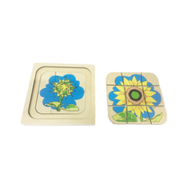 Botany Puzzle: Growing Process Of Sunflower(5 Layers)