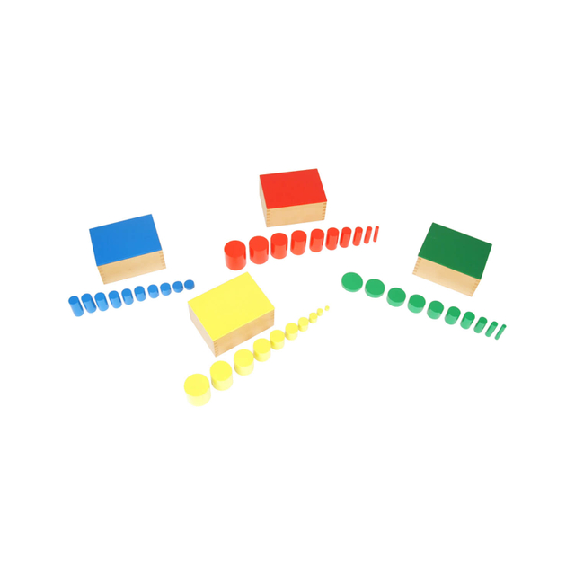 Set of Knobless Cylinders(Beechwood)