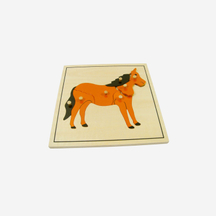 Animal Puzzle: Horse(plastic knob)