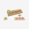 Wooden Number Cards: Small 1-1000