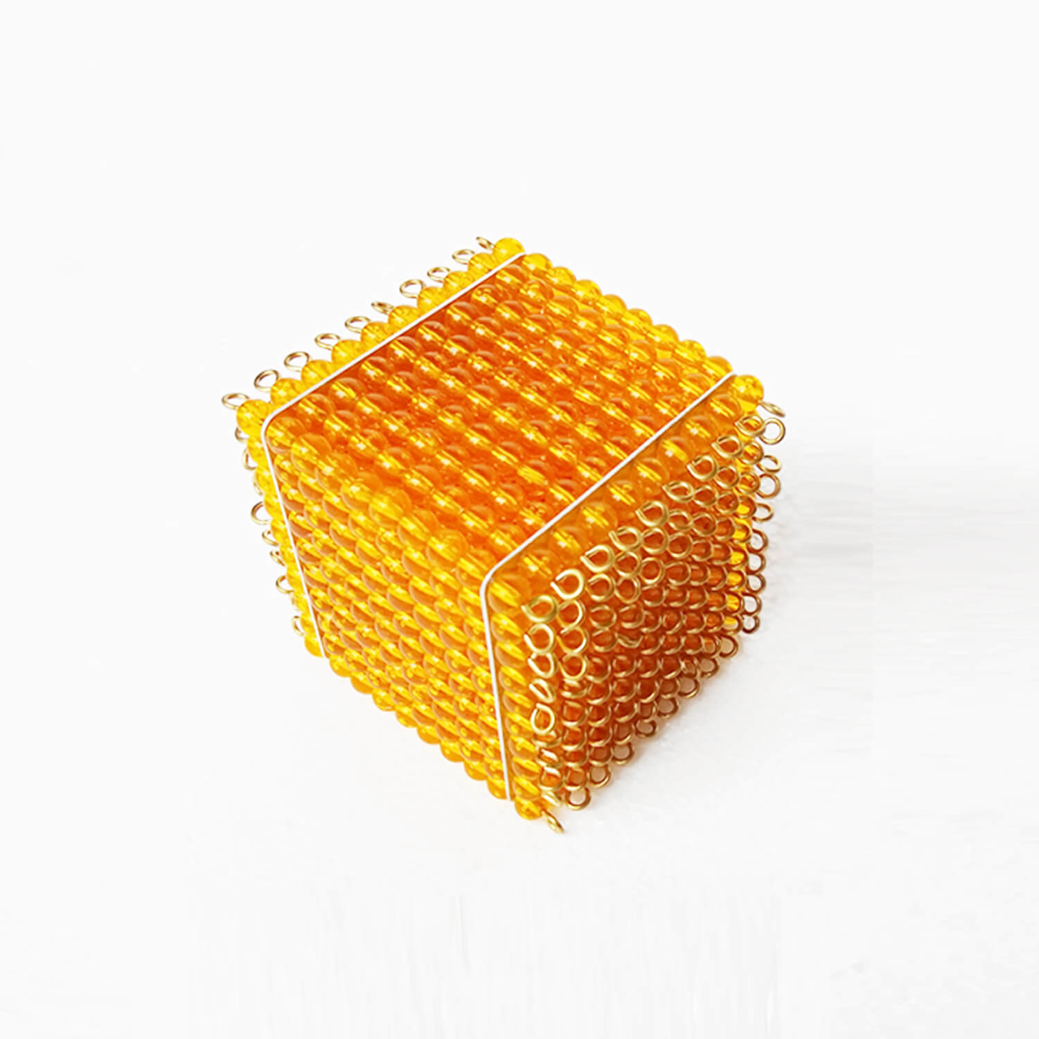 One Golden Bead Cube Of 1000