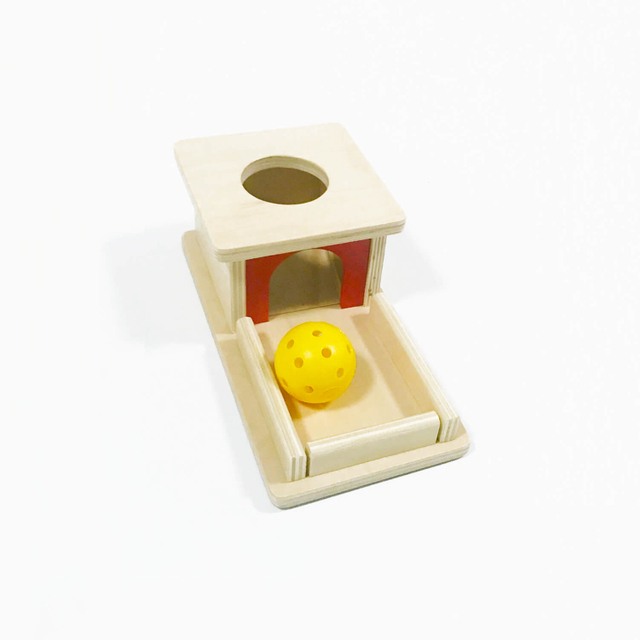 Object Permanence Box With Tray