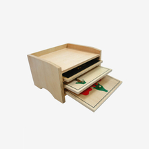 Botany Puzzle Cabinet: Three Compartments (Flower,Leaf,Tree)