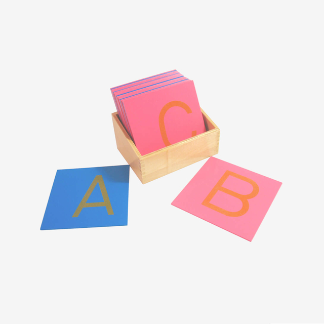 Sandpaper Capitals With Box: Print (English Version)
