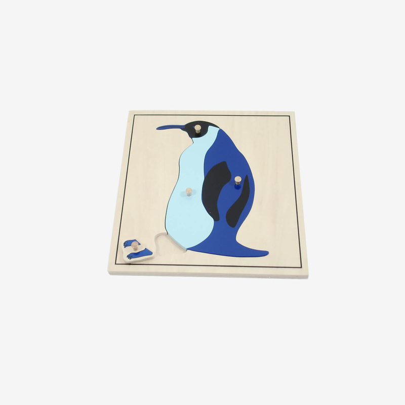 Animal Puzzle: Penguin(plastic knob)