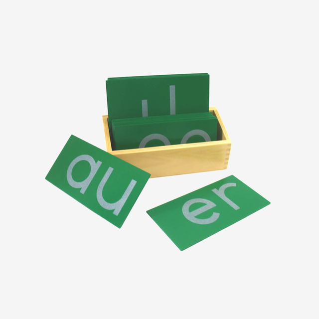 Double Sandpaper Letters With Box: Print