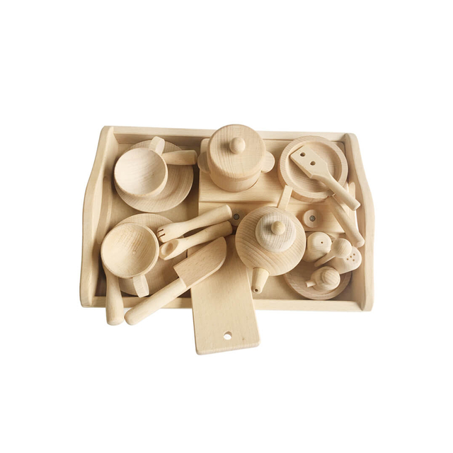 Wooden Western Tableware
