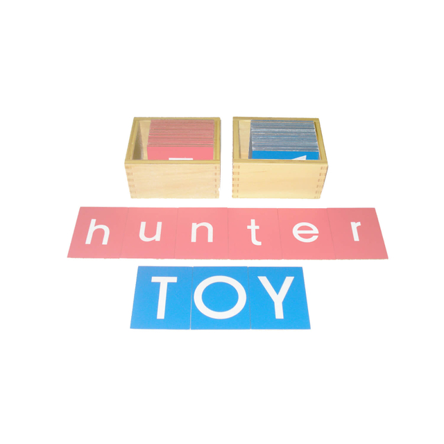 Small Sandpaper Letters With Box