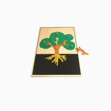 Large Botany Puzzle: Tree(Wooden Knob)