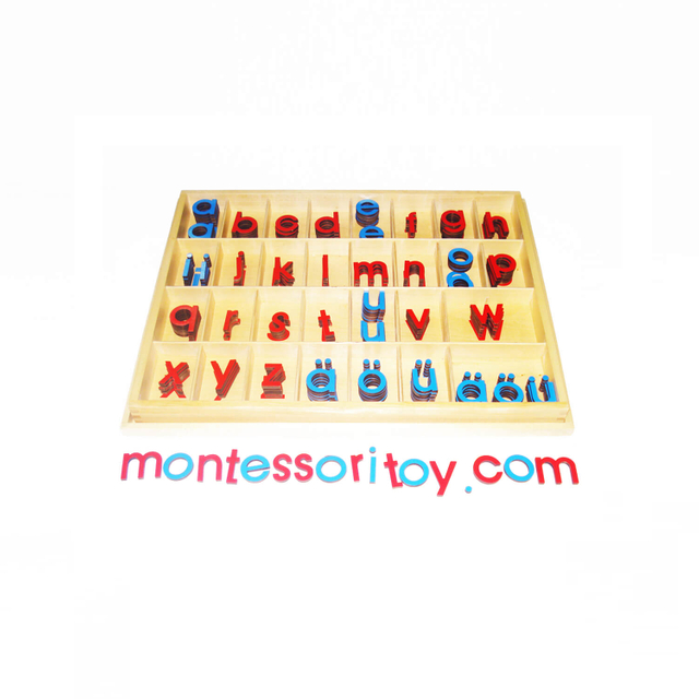 Small Movable Alphabet With Box (German Version)