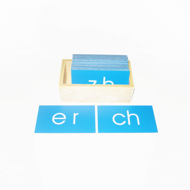 Small Double Sandpaper Letters With Box