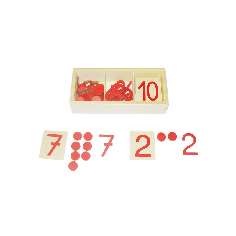 Cut-Out Numerals And Counters: German Verison