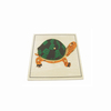 Animal Puzzle: Turtle(plastic knob)