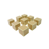 Wooden Cube Of 1000: Set Of 9