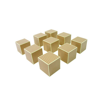 Wooden Cube Of 1000: Set Of 9