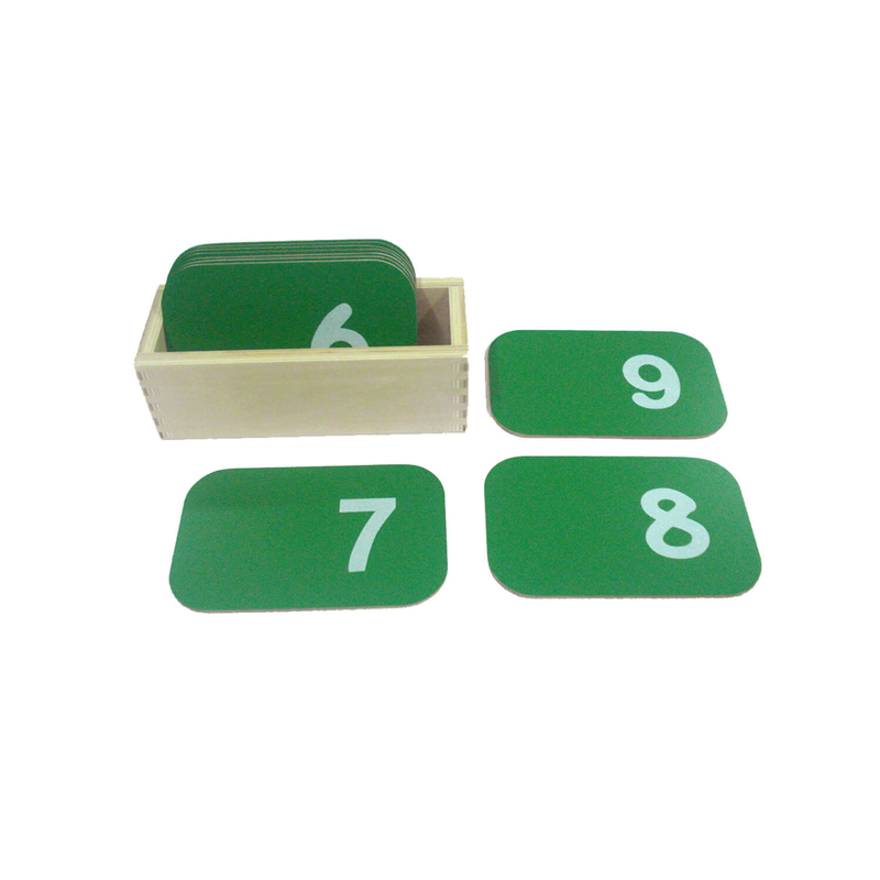Small Sandpaper Numberals With Box