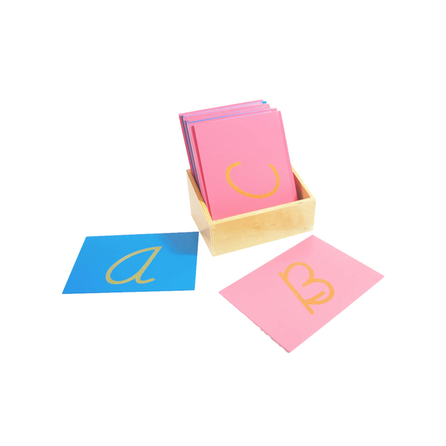 Sandpaper Capitals With Box: Cursive (Both Hand)