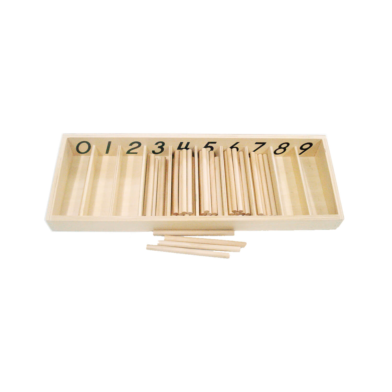 Spindle Box: Set of 45 Straight Spindles in A Box